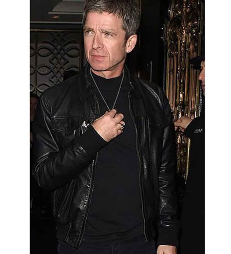 noel gallagher prada leather jacket|Black Leather Jacket .